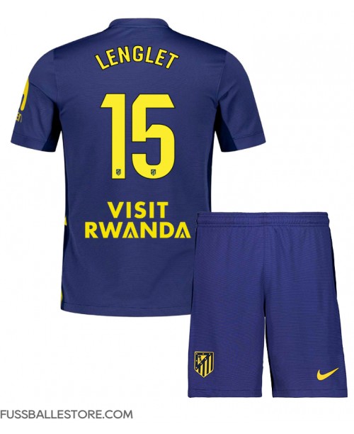 Günstige Atletico Madrid Clement Lenglet #15 Auswärts Trikotsatzt Kinder 2025-26 Kurzarm (+ Kurze Hosen) Günstige Atletico Madrid Clement Lenglet #15 Auswärts Trikotsatzt Kinder 2025-26 Kurzarm (+ Kurze Hosen)